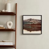 "Montana Respite" - Art Print in Hazy Gray by Stacy Kron - In a Room