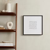 "Arrows" - Art Print in ebony by Waldo Press - In a Room