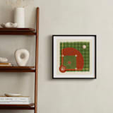 "Dinger 2 Diamond in the Rough" - Art Print in Clay by Kamala Nahas - In a Room