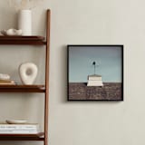 "Weather Vane" - Art Print in Sky Blue by Gray Star Design - In a Room