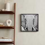 "mr ELEPHANT" - Art Print in elephant gray by Gail Schechter - In a Room