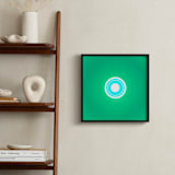 "Sun in the dust. Variations 26" - Art Print in Flat Green by Arash Fattahi Acosta - In a Room