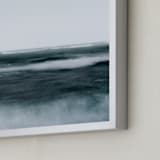 "Restless" - Art Print in Dark Teal by Irene Suchocki - Frame Close-up