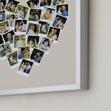 "Heart Snapshot Mix® Hues Photo Art" - Framed Photo in Warm Grey by Minted - Frame Close-up