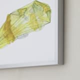 "Citrine" - Art Print in Lemon by Naomi Ernest - Frame Close-up
