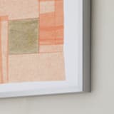 "Abstract Muted 1" - Art Print in Blush Pink by Kelly Nasuta - Frame Close-up