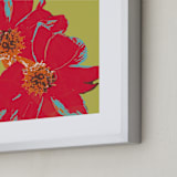 "Dahlia" - Art Print in Tropical by Dreaming Inspirations - Frame Close-up