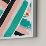 "Togetherness" - Art Print in Summer Rose by Christina Flowers - Frame Close-up