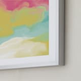 "Savage" - Art Print in Goldenrod by Artsy Canvas Girl Designs - Frame Close-up