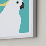 "Hey, You Looking At Me? II" - Art Print in Vibrant Tones by IGGI - Frame Close-up