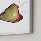 "Metamorphosis 3" - Art Print in Emerald Green by Amy Moen - Frame Close-up