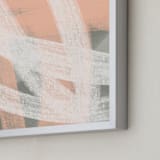 "Back and Forth 1" - Art Print in Powder Pink by Simona Gocan - Frame Close-up