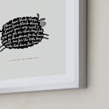 "Jumping Black Sheep" - Personalized Art Print in Cream by chocomocacino - Frame Close-up