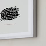 "Jumping Black Sheep" - Personalized Art Print in Cream by chocomocacino - Frame Close-up