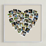 "Heart Snapshot Mix® Hues Photo Art" - Framed Photo in Warm Grey by Minted - Framed