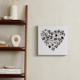 "Heart Snapshot Mix® Photo Art" - Framed Photo in White by Minted - In a Room