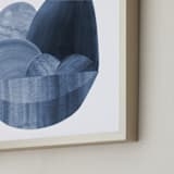 "Precipice 2" - Art Print in Deep Sea by Olivia Raufman - Frame Close-up