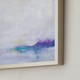 "Escape " - Art Print in Blue White by Julia Contacessi - Frame Close-up