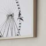 "Rise" - Art Print in Slate Gray by Stacy Kron - Frame Close-up