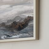 "warm grey II" - Art Print in warm grey by Teodora Guererra - Frame Close-up