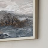"warm grey I" - Art Print in warm grey by Teodora Guererra - Frame Close-up