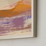 "Mountain Stream #1" - Art Print in Sienna by Simona Gocan - Frame Close-up