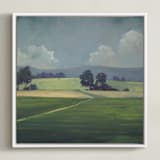 "The Way Forward" - Art Print in Midday Light by Stephanie Goos Johnson - Framed Canvas