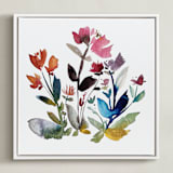"island wildflowers no.3" - Art Print in Petal by Kiana Lee - Framed Canvas