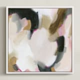 "Lush Composition" - Art Print in Deep Forest by Melanie Severin - Framed Canvas