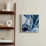"Verdant Wave " - Art Print in Sea Blue by Katie Craig - In a Room