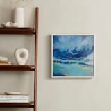"Heart Full of Wonder" - Art Print in Rich Blues by Megan Leong - In a Room