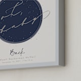 "Stardust Planet" - Personalized Art Print in Stardust by Kennedi Shaw - Frame Close-up
