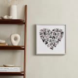 "Filter Heart Snapshot Mix® Photo Art" - Framed Photo in Blush by Minted - In a Room