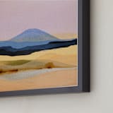 "Violet Desert Breeze" - Art Print in Violet by Shina Choi - Frame Close-up