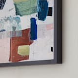 "The Old Neighborhood" - Art Print in Blush by Jennifer Daily - Frame Close-up