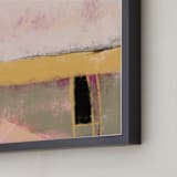 "More Than This" - Art Print in Pink Gold by Amy Moen - Frame Close-up