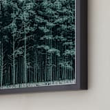 "through the trees" - Art Print in Pine by Keely Norton Owendoff - Frame Close-up