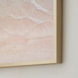 "Barefoot Dream" - Art Print in Blush by Tania Medeiros - Frame Close-up