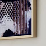 "Trip" - Art Print in mauve by Amanda Phelps - Frame Close-up