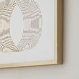 "Thumbprint" - Art Print in Copper by Heather Francisco - Frame Close-up