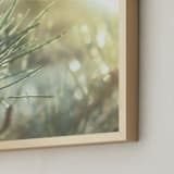 "That Warm Pine Smell" - Art Print in Soft Pine by Karen Kaul - Frame Close-up