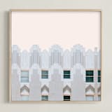 "Cali Deco" - Art Print in Soft Grey by Irene Suchocki - Framed