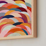"Discus" - Art Print in Sunset by melanie mikecz - Frame Close-up