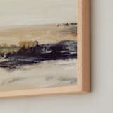 "George I" - Art Print in Tan by Mande Calhoun - Frame Close-up