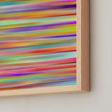"Electrica" - Art Print in Multi-Colored by Paola Benenati - Frame Close-up