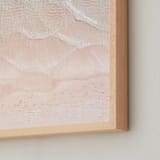 "Barefoot Dream" - Art Print in Blush by Tania Medeiros - Frame Close-up