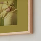 "More Beautiful Than Before" - Art Print in Velvet Saffron by Kelsey Mucci - Frame Close-up