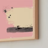 "Think Pink" - Art Print in Blush Pink by Juliana Zimmermann - Frame Close-up