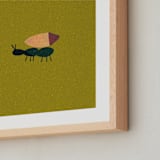 "On the Ground 2" - Art Print in Grass by Sumak Studio - Frame Close-up