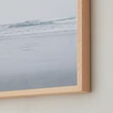 "Ocean Park no. 1" - Art Print in Fog Blue by Krissy Bengtson - Frame Close-up